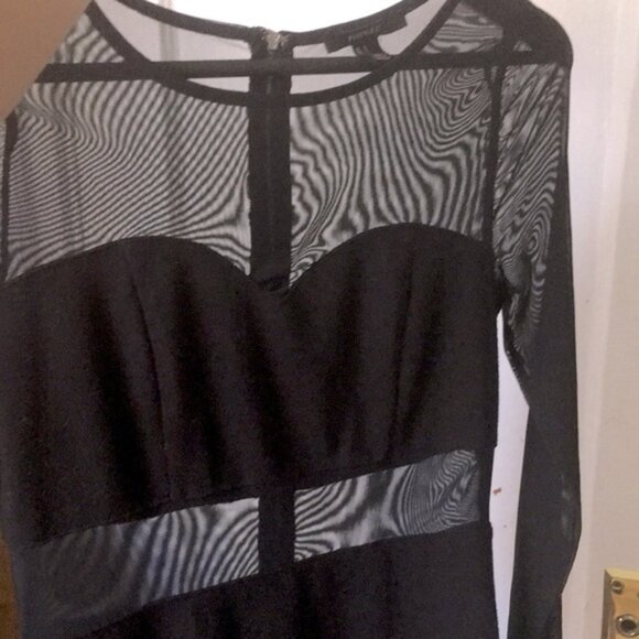 New ✨ forever 22 LBD nightclub dress sheer - Picture 1 of 3